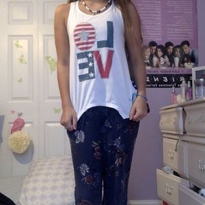 American Flag "love" T-Shirt